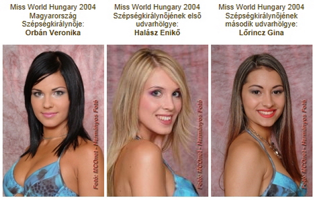 Miss World Hungary 2004