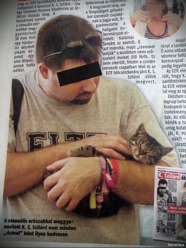A szatír nem minden cicával bánt ilyen kedvesen