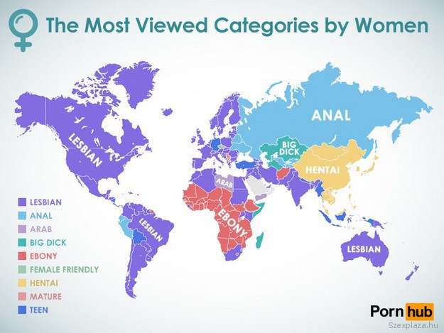 A nők a leszbikus pornót szeretik